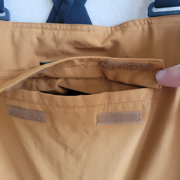 Burton Skylar Bib Pant Size L True Penny  Brown/Orange (12) - Picture 8 of 16